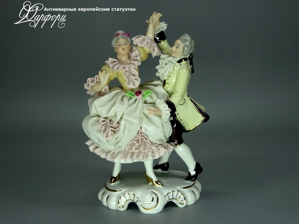 Купить фарфоровые статуэтки Gerold & Co, Бальные танцы, Германия